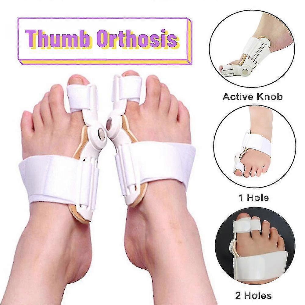 2pcs Ors Bun Corrector, Bun Splint, Foot Pain Relief Ux Toe Vaus Corrector Adjable
