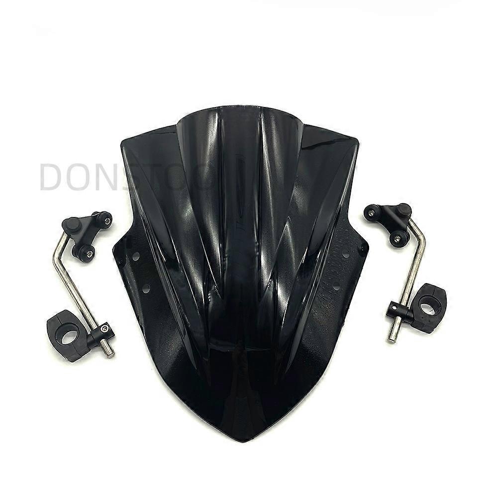 DONSTOO Motorcycle Windshield Windscreen With adjustable bracket Wind Screen For CFmoto 300NK 300 NK