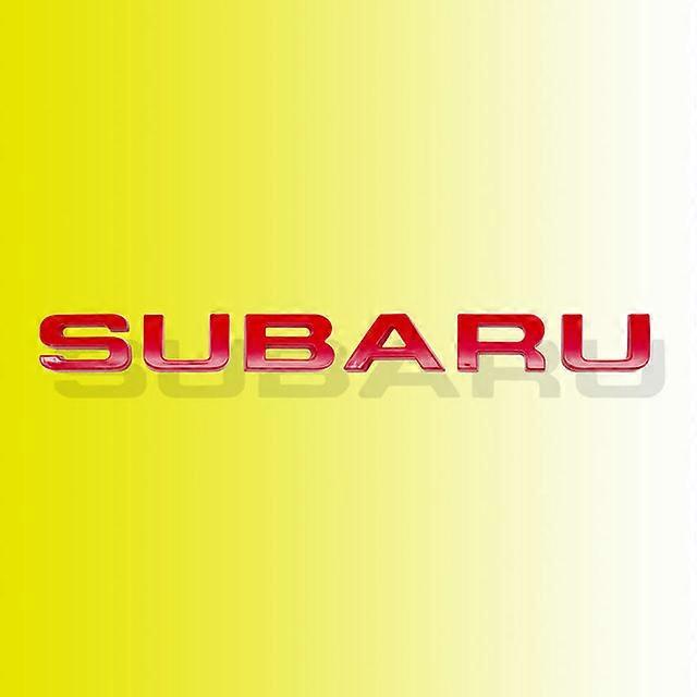 Car Accessories 3D Metal Letter Logo Car Side Fender Rear Trunk Emblem Decal For Impreza Legacy WRX BRZ XV Car Styling