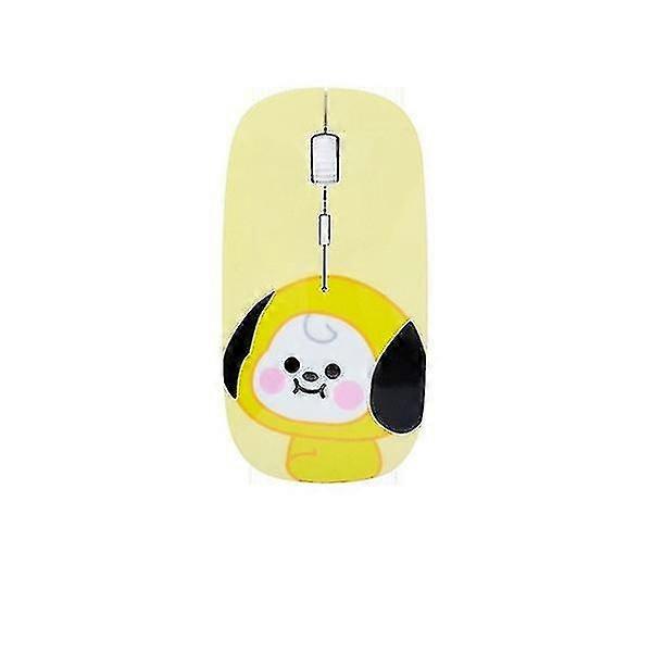 Cartoon Wireless Silent Mouse Cute Home Office Computer Mouse Computer Accessories