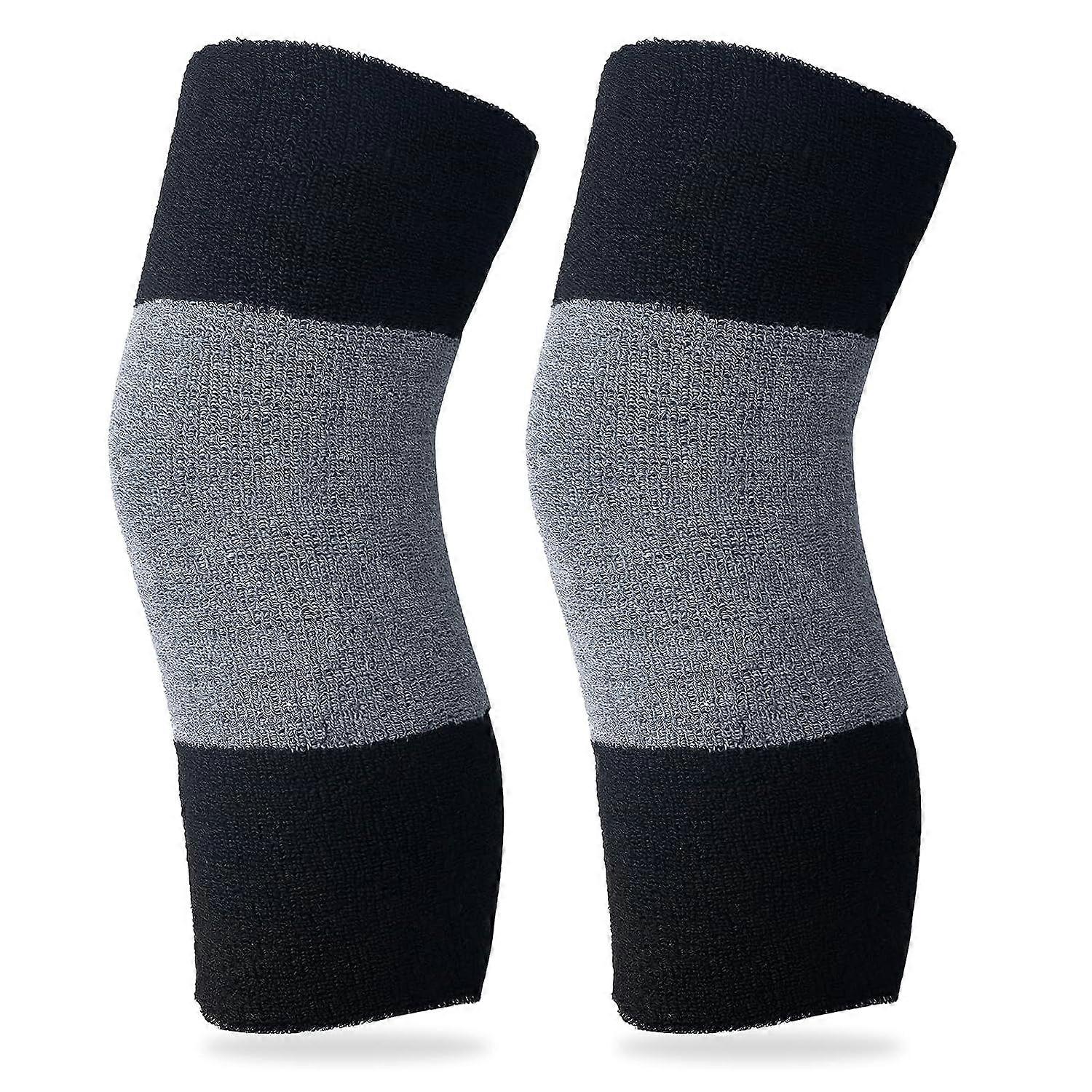 Women's Knee Pads Men's Winter Knee Pads Leg Knee Pads Thermal Elastic Soft Knitted Cotton Knee Pads Suitable for Joint Pain