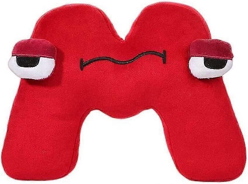 pluszowe Alphabet Lore, Wypchane lalki dla dzieci i dorosłych, Pluszowe lalki Alfabet Lore, Halloween Boże Narodzenie Urodziny Fani Prezenty urodzinowe (M) M Tw