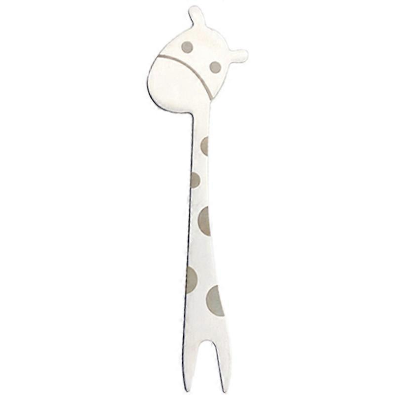 Giraffe Design Stainless Steel Cake Dessert Snack Fruit Salad Fork Kid Tableware