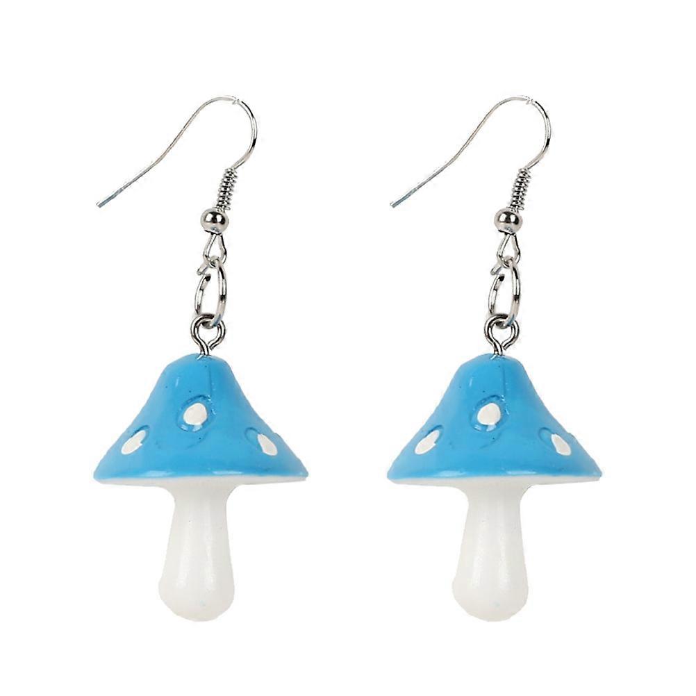 1Paire Simulé Champignon En Forme Boucles D’oreilles Pendentifs Créatifs Femmes Bijoux