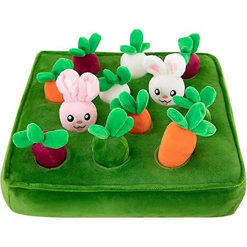 Pet Carrot Plush Toys, Carrot Dog Chewing Toys, Enrichment Dog Puzzle Toys