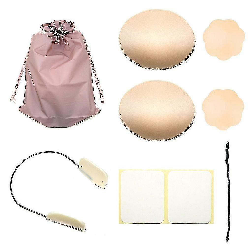 2pcs Chest Sticker Strapless Chest Sticker Invisible Bra 3types