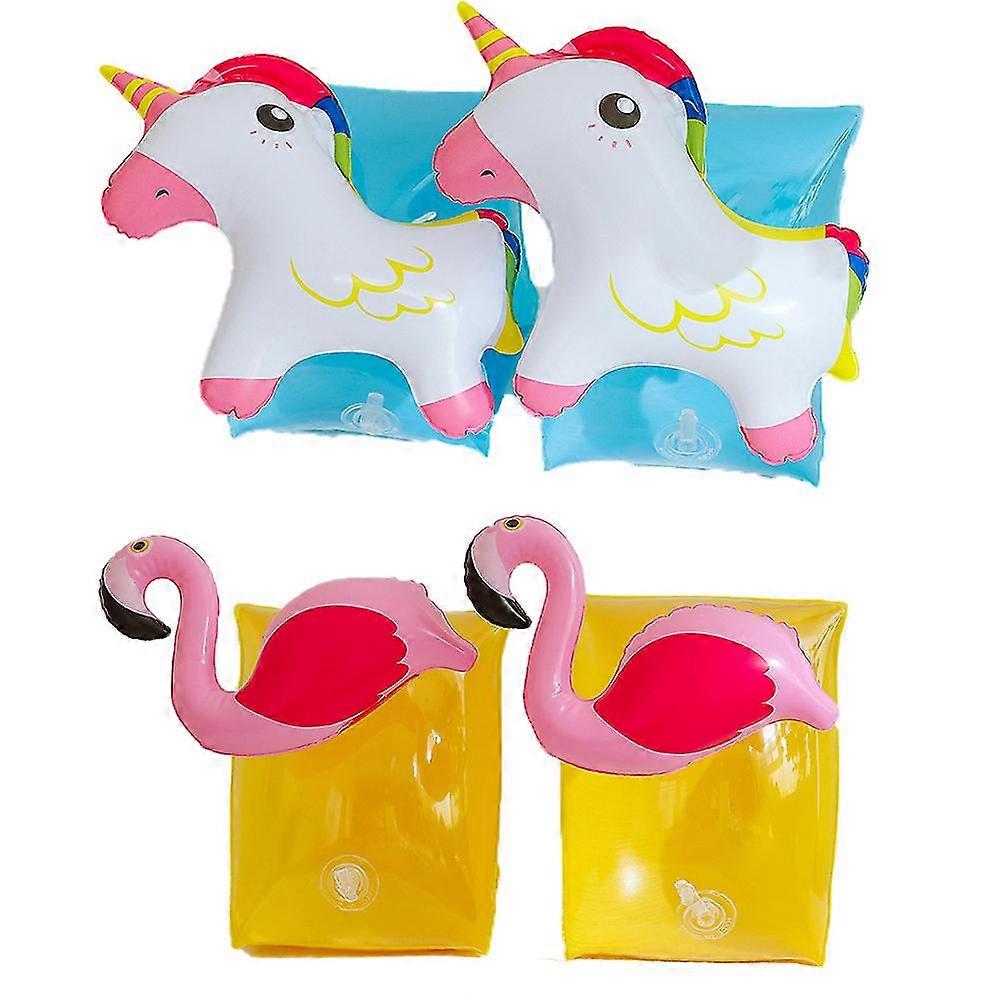 2pcs Inflatable Arm Band Swimming Aid For Children Baby Toddler