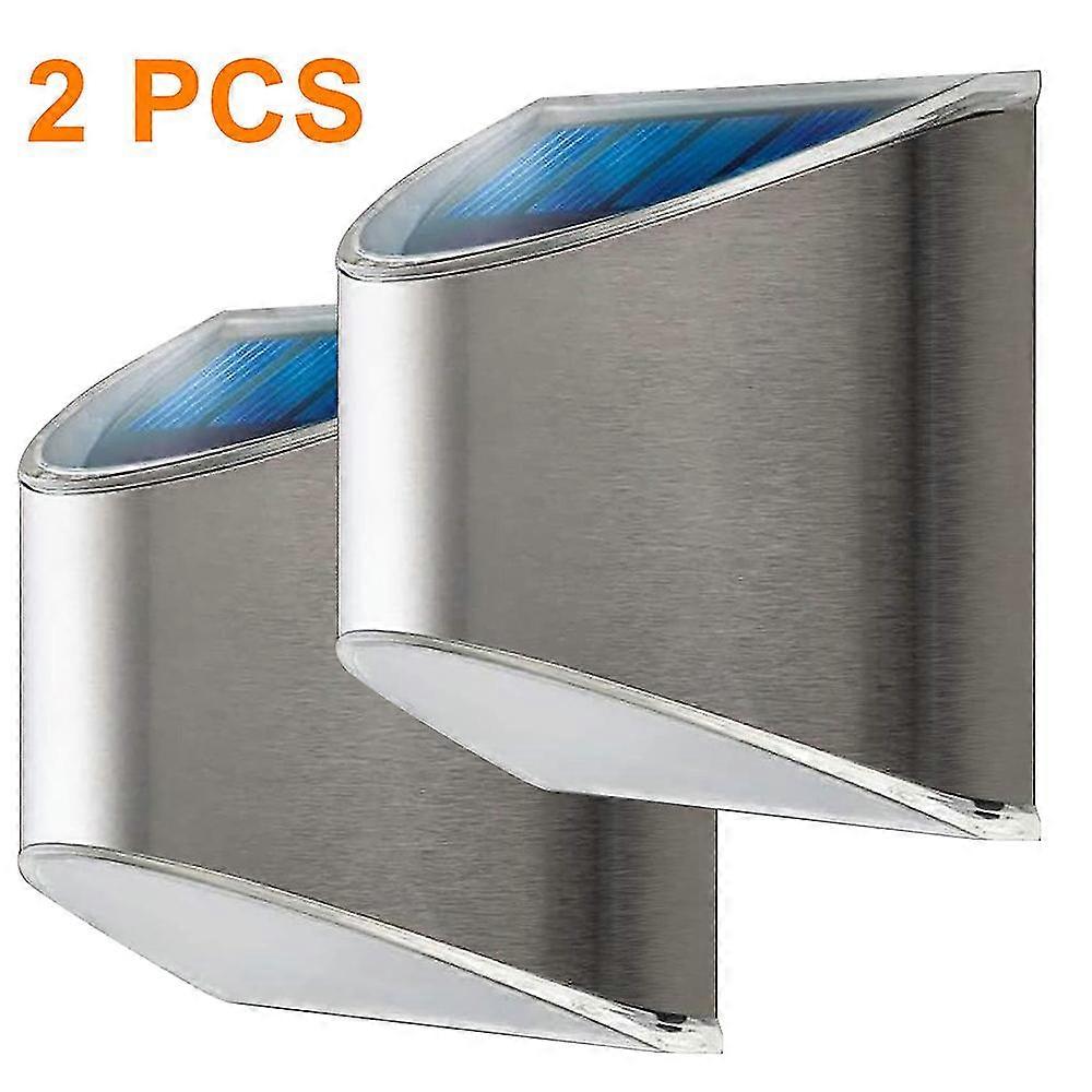 Security Solar Wall Lights - Outdoor Solar Fence Post And Step Lights