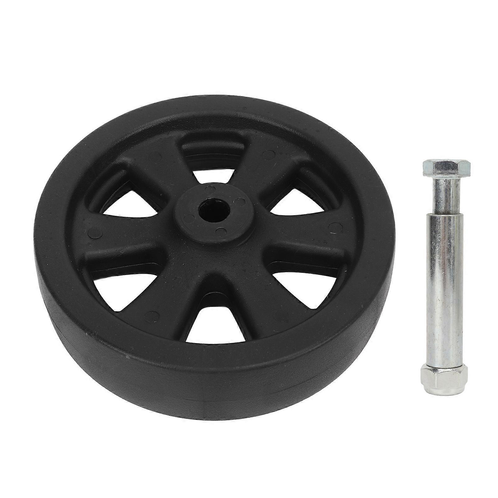 8 Inch Universal Trailer Jack Wheel, 1500 lb Rotating Mount, Heavy Duty Durable Replacement Wheel for Lawn Mowers, Utility Carts, Nylon Wheel