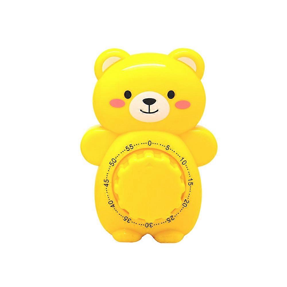 søt holdbar gjenbrukbar fasjonabel alarm for timing matlaging yoga lur (gul)