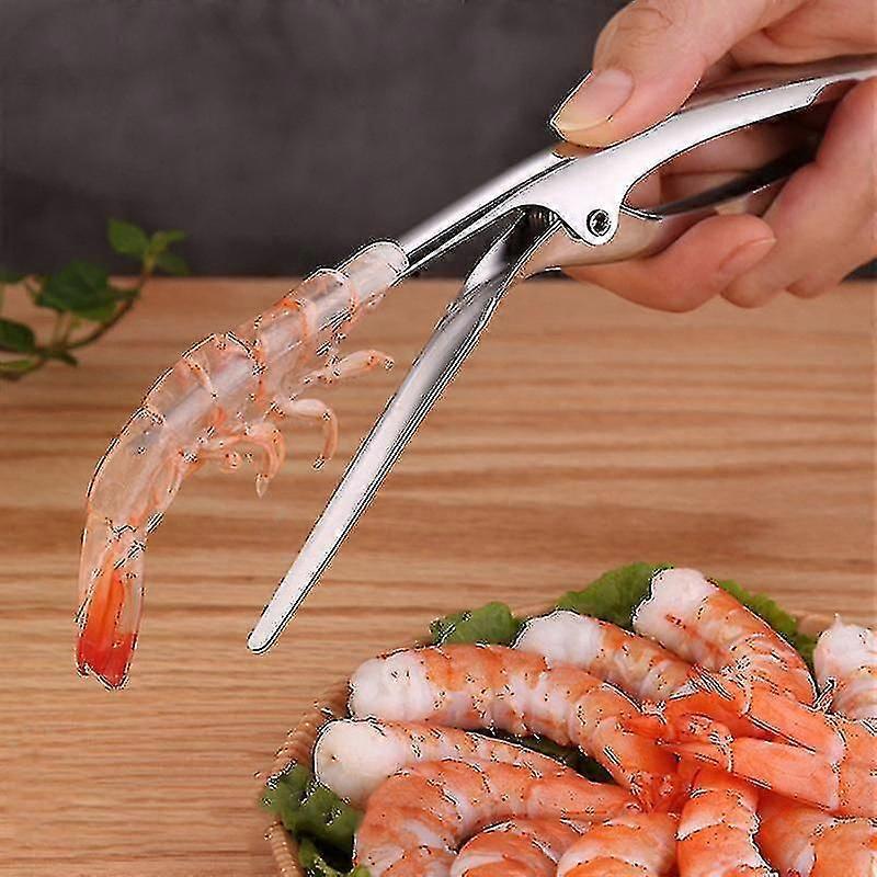 rustfritt stål reker peeler reke reker deveiner fiskekniv hummer skall remover peeling enhet