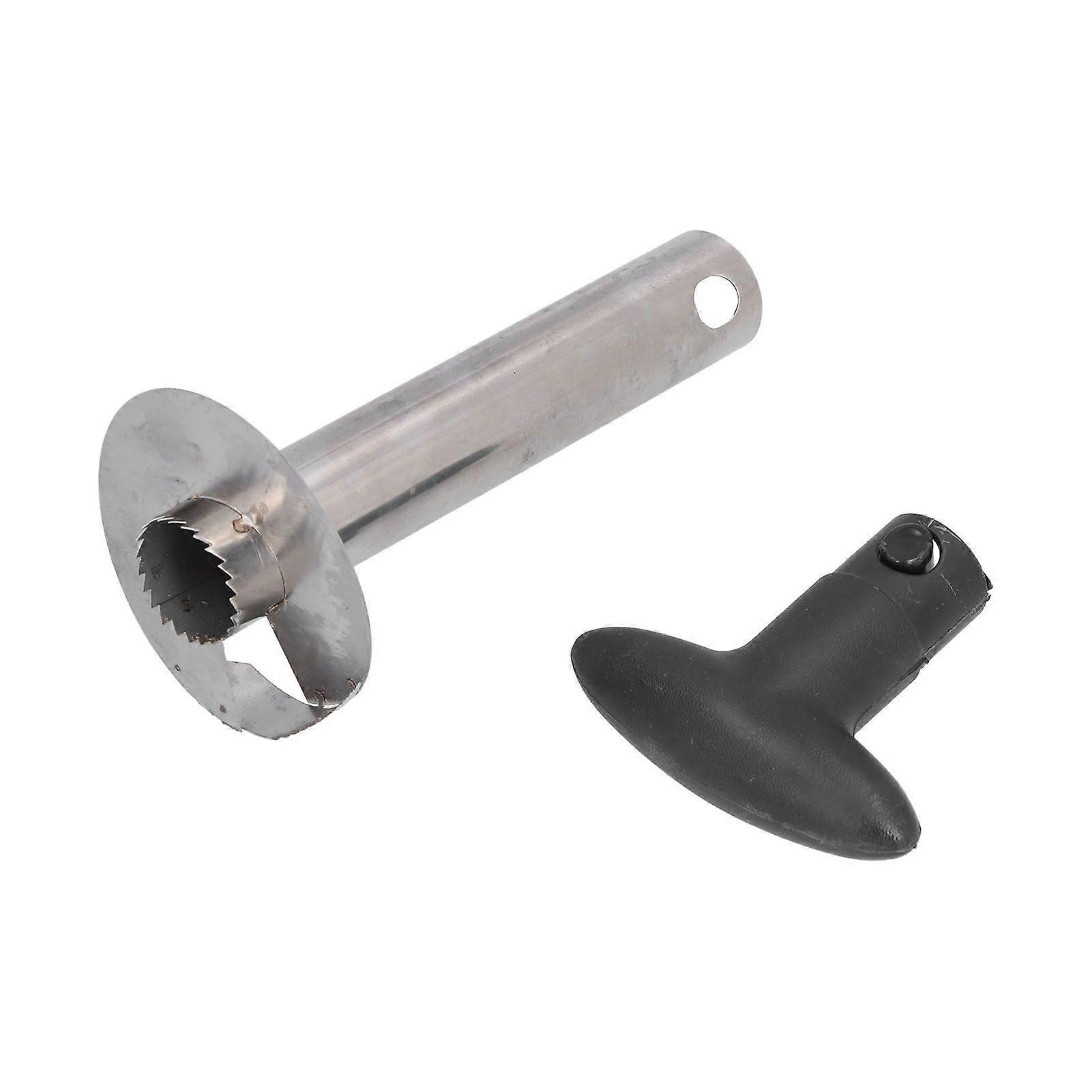 Pineapple Cutter Plastic Stainless Steel Ergonomic Handle Easy to Use Pineapple Corer Kitchen Tool