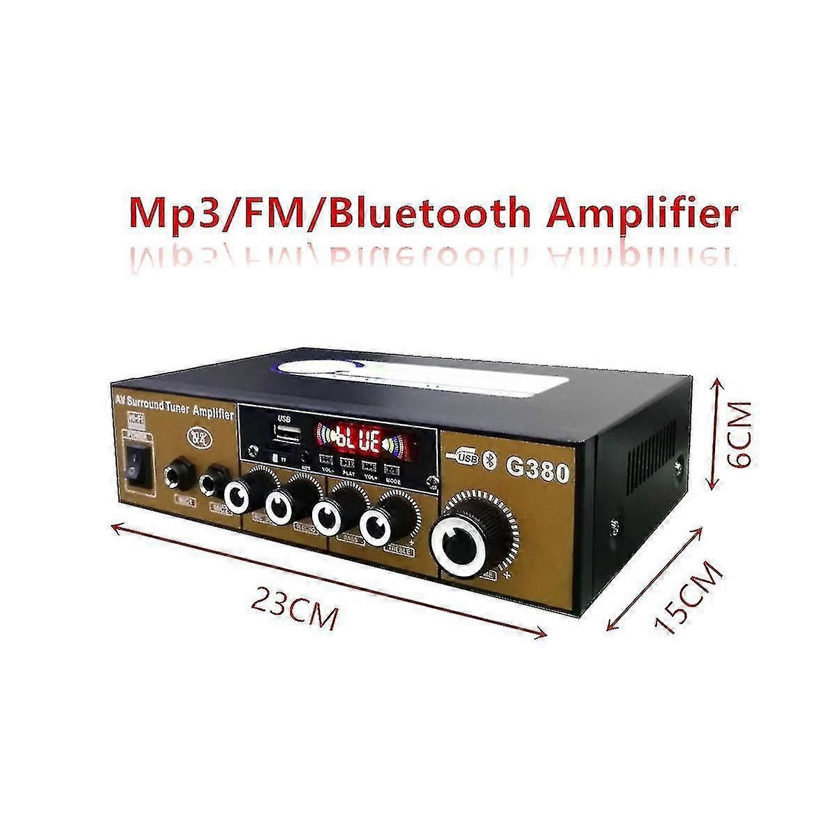 G380 デジタルパワーアンプ多機能パワーアンプ自動供給 Eu プラグ