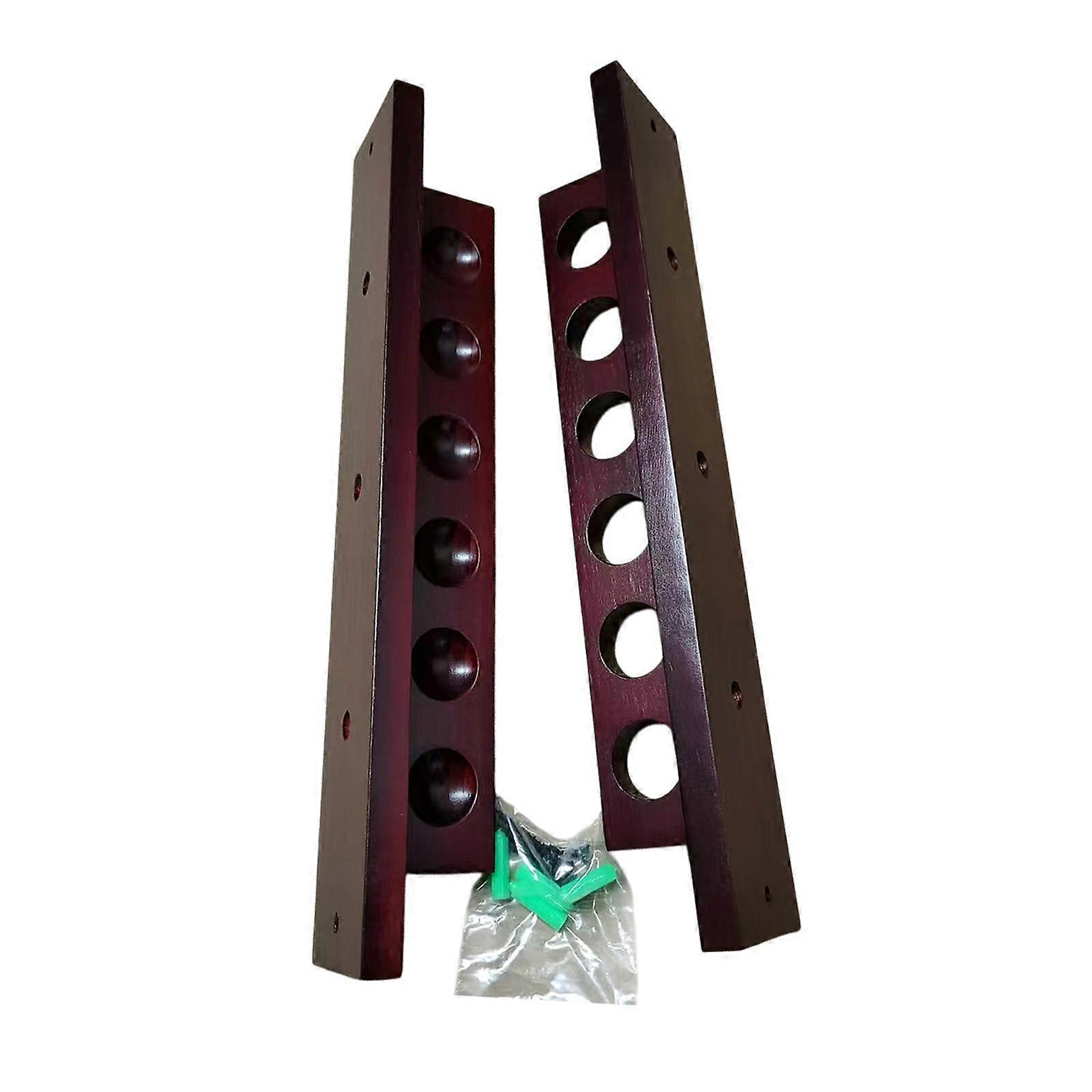 Billiard Cue Rack Billiard Pool Cue Stick Holder Professional Wooden Space