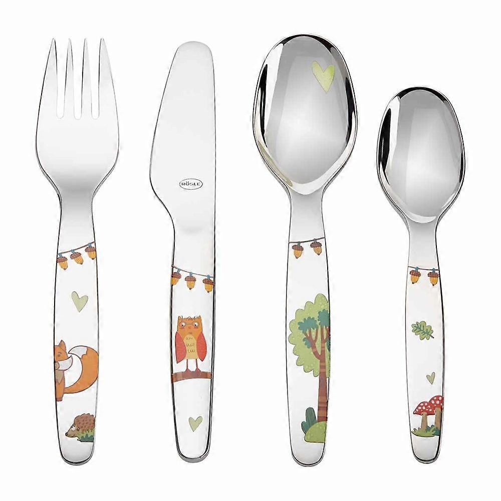 Rösle set of 4 pieces of children's cutlery Waldfreu RO95066