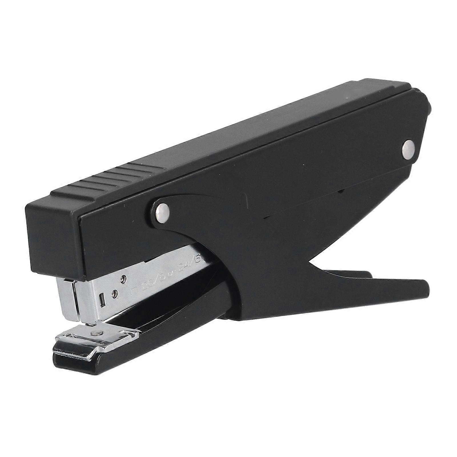 Stapler Hand Held Ergonomic 20 Sheets Safe Reliable Binding Tool for Office Home ClassroomBlack