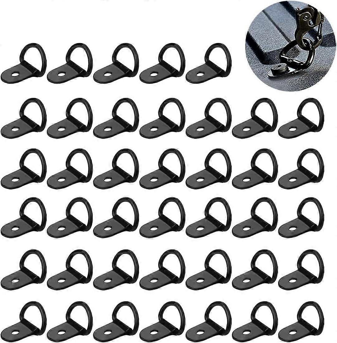 40 Pcs D Ring Tie Downs, Stainless Steel Lashing Rings Kit