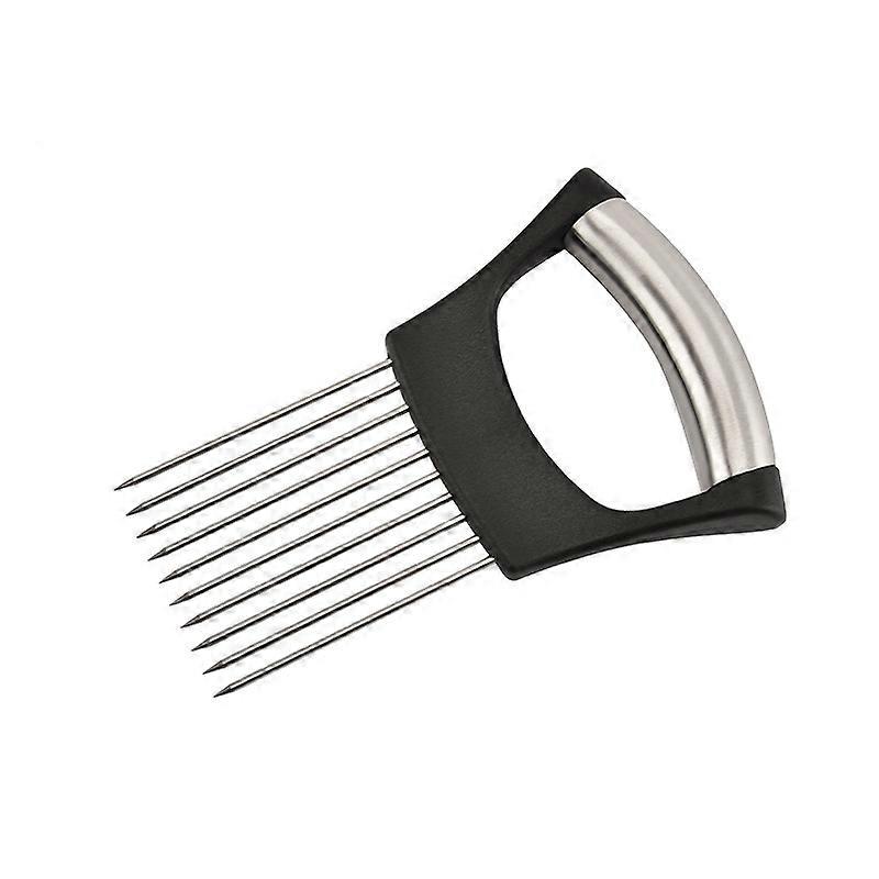Stainless Steel Onion Slice Holder And Lemon Slicer Upgraded Model 1 Piece