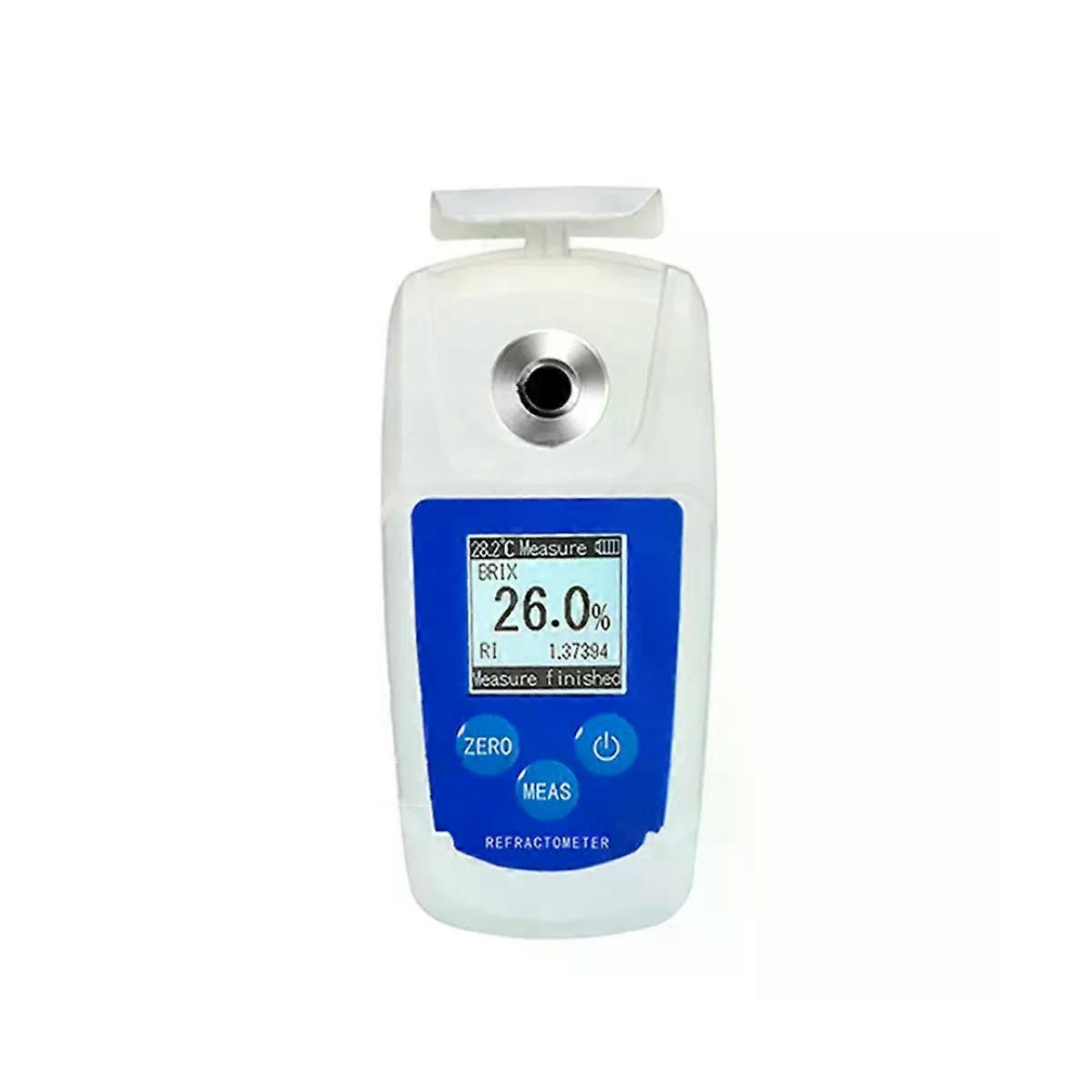 Digital Refractometer Sugar Meter Refractometer Digital Fruit Sugar Meter Juice Drinks Measuring Range 0-55%