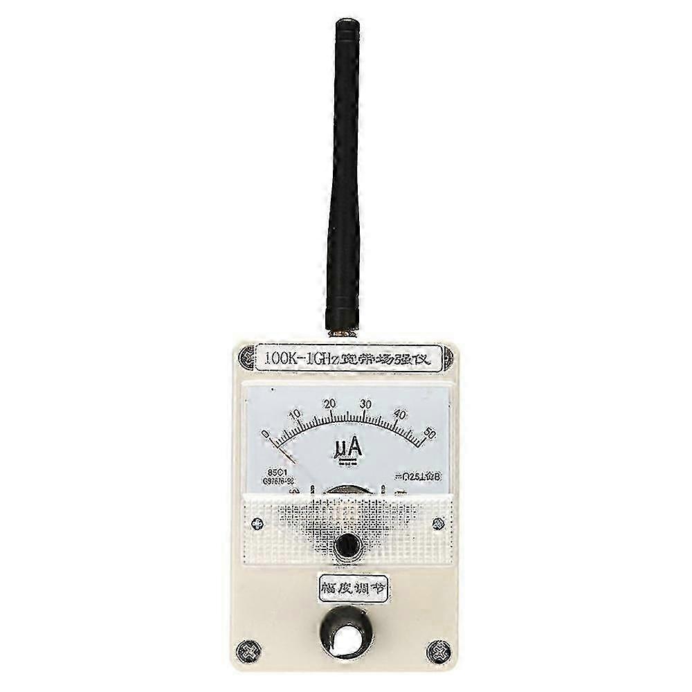 RF Field Strength Meter (100k - 1GHz) for Walkie Talkie Antenna - Wide Band Radiation Detector