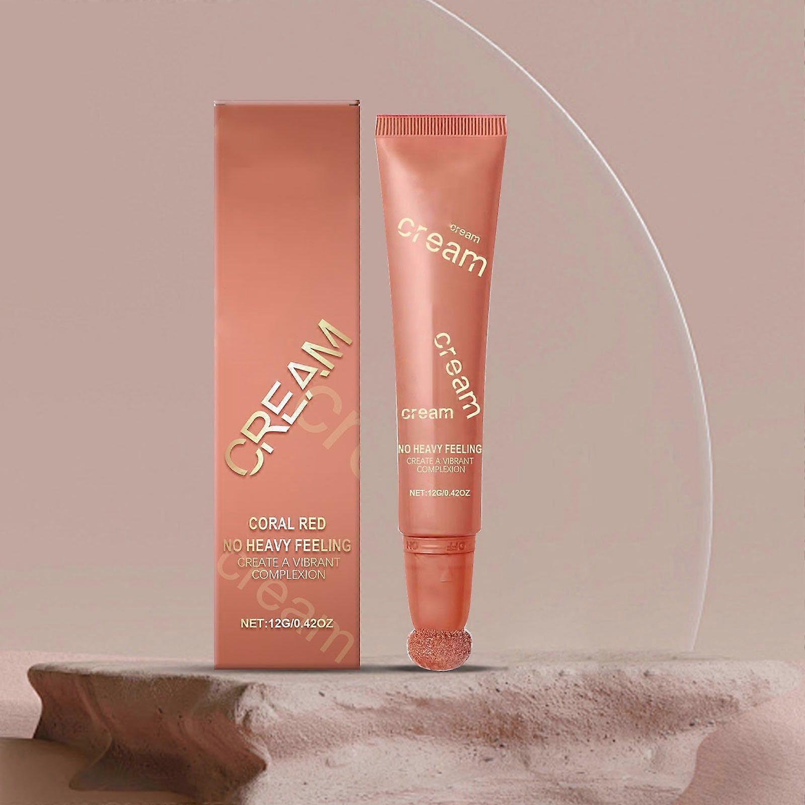 Powder Blusher Cream 12ml Moisturizing Moisturizing Light And Easy To Apply To Create A Perfecting Look Flye250722