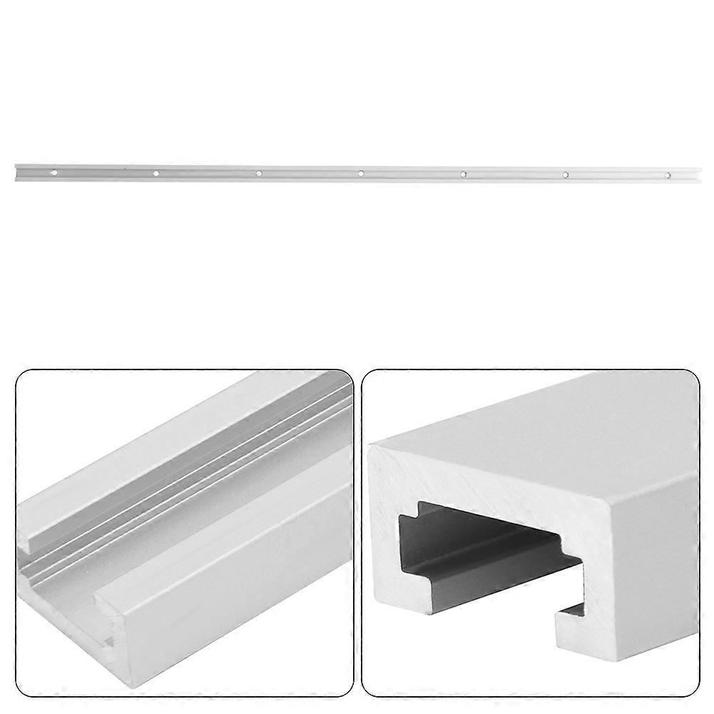 Aluminum Alloy Miter Track Jig T-Slot Non-Porous Sliding Slab Fixture Woodworking Tool (1220mm)