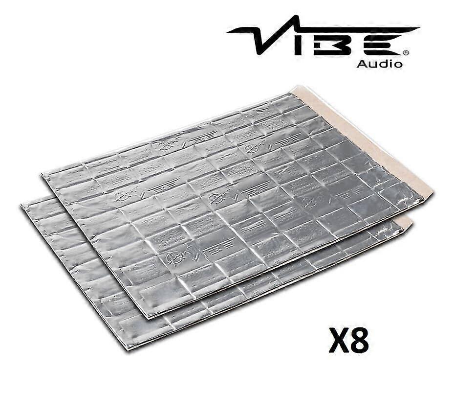 ANTI VIBE CAR AUDIO SOUND VIBRATION PROOFING DEADENING MAT 2.5MM 8 LARGE SHEETS
