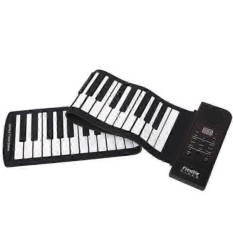 61-Key Hand-Rolled Piano Portable Folding Electronic Keyboard
