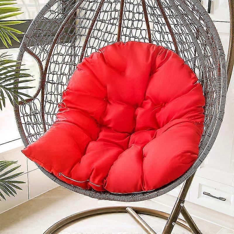 Cuscino rosso per cesto appeso, altalena, sedia in rattan, cuscino per culla