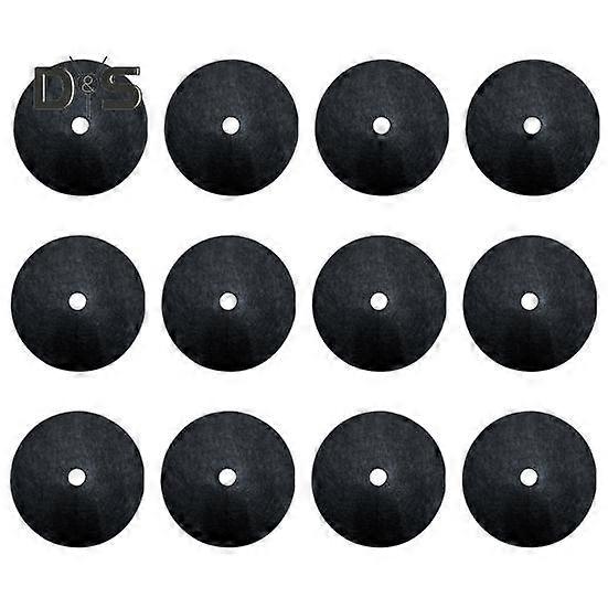 12 Pcs Degradable Tree Mulch Ring Round Anti-Grass Protector Mat Non-Woven Fabric Cover Reusable Weed Barrier Mat for Root Protection Weed Control