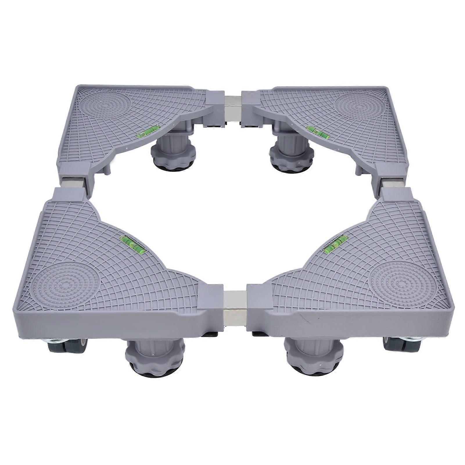 Washing Machine Stand Multifunctional Movable Adjustable Base Mobile Roller with Locking Wheels