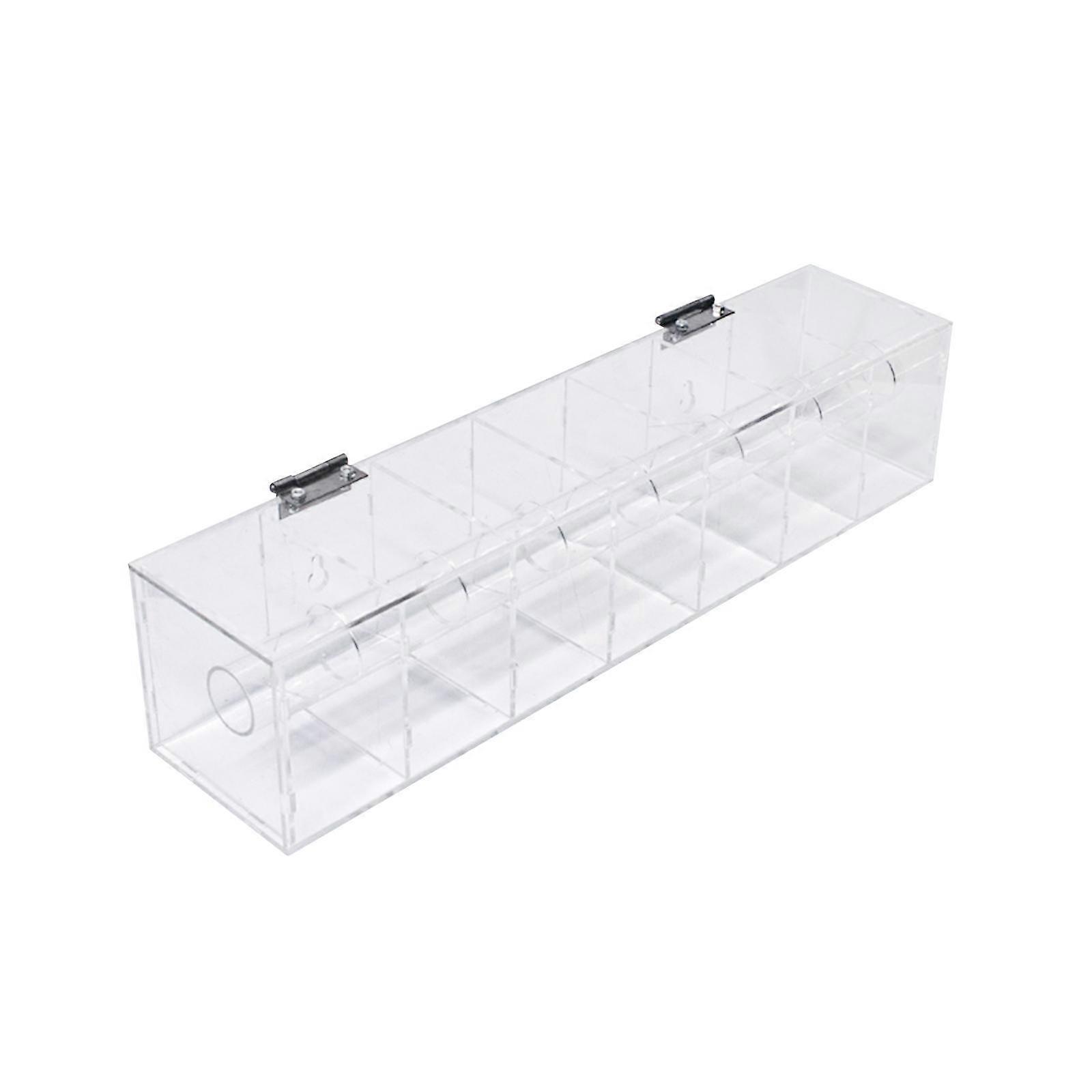 Label Dispenser Manual Clear Label Roll Holder for Wall Desktop Office