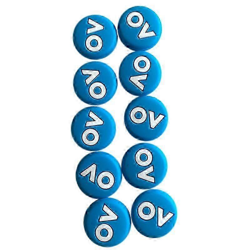 10Pcs Tennis Racket Vibration Dampeners Silicone Anti-Vibration Tennis Racquet