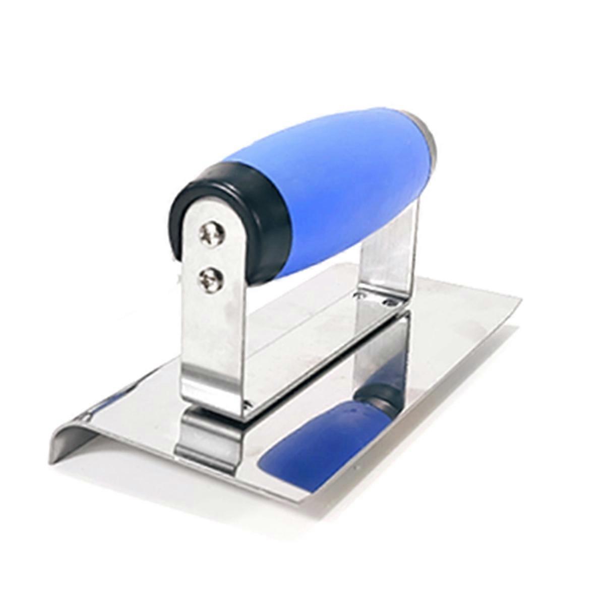 Concrete Hand Edger Groover Concrete Tools Stainless Steel with Soft Grip Plaster Cement Stucco Con