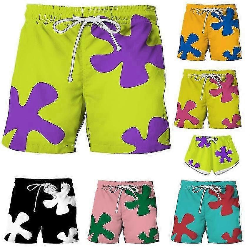 Menns Svømming Drawstring Trunks Rask Tørr Strand Surfing Kjører Svømming Shorts