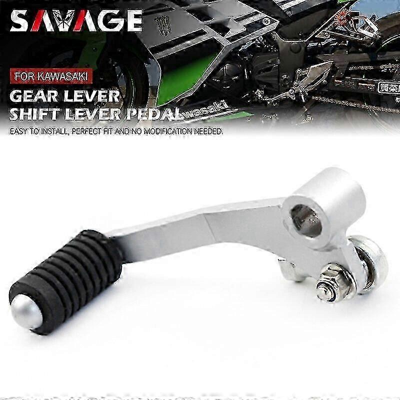 Left Gear Shifter Pedal For Kawasaki Ninja 250R/300, Z250/Z300 – 6mm Steel, Galvanized