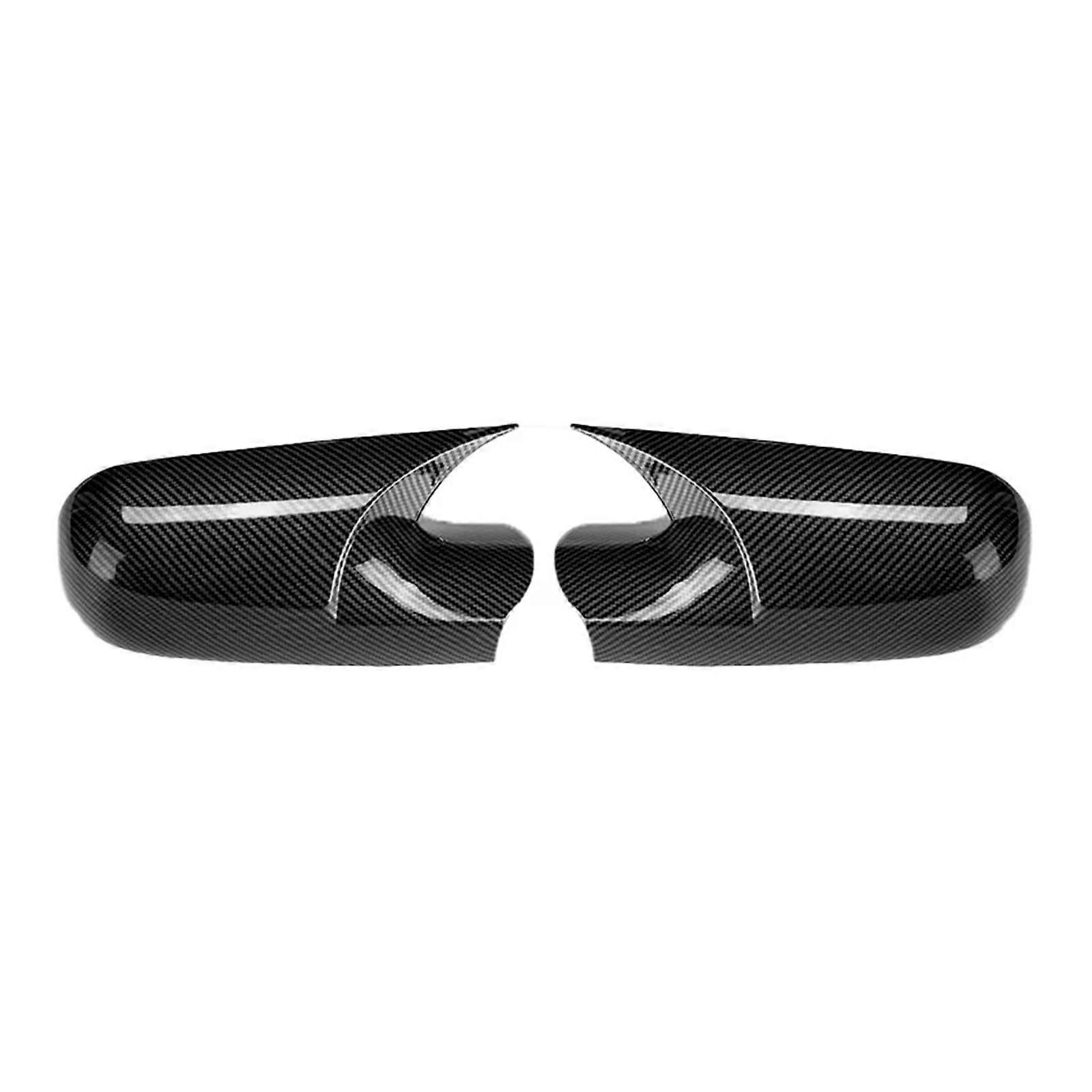 Pair Car Side Rearview Mirror Cover Cap Trim Shell Case Compatible with Renault Megane 2 MK2 2002-2009 Simple Design Durable Material