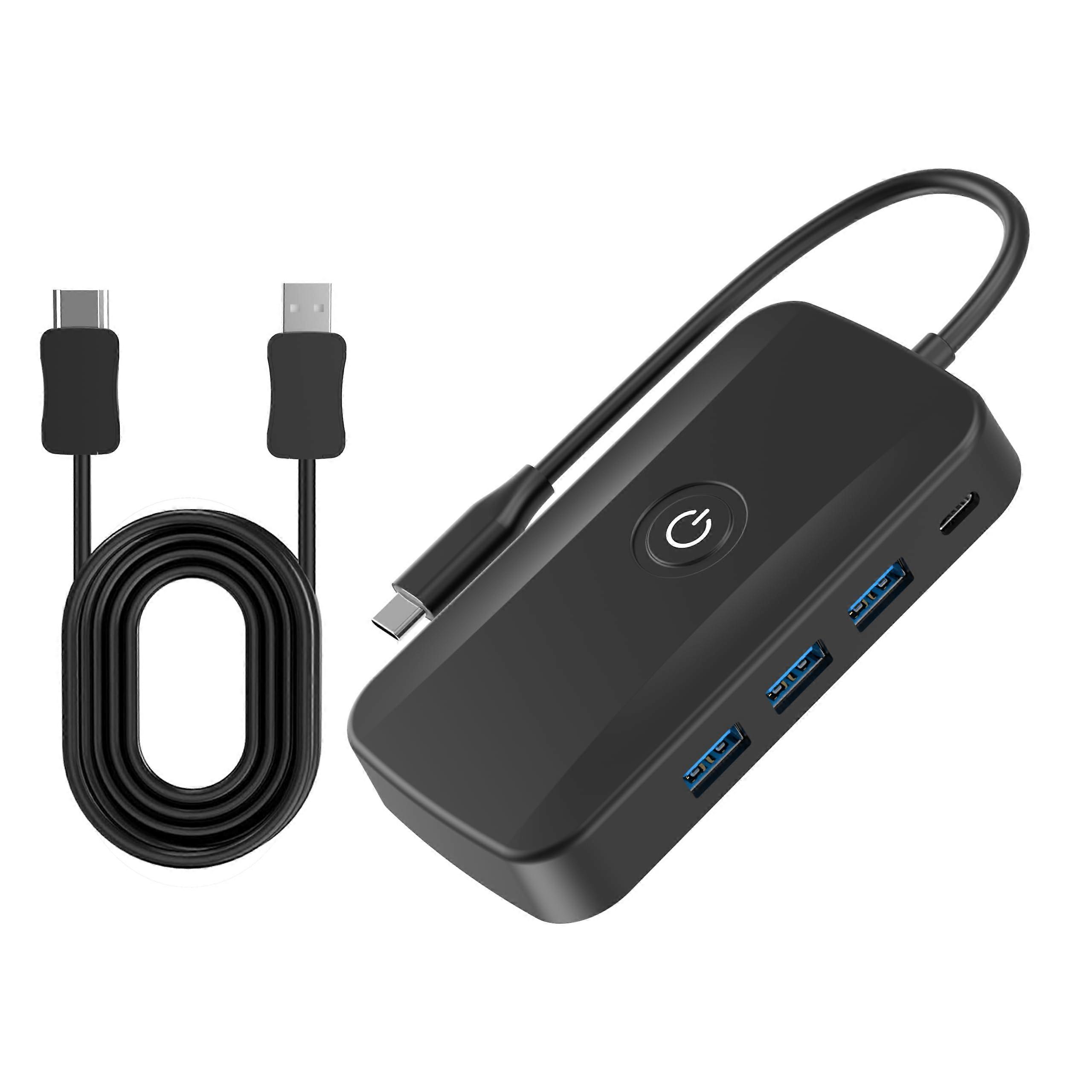 CS300 Pro 50m 5G Wireless HDMI Transmitter Receiver with USB-C Hub 5-in-1 Wireless HDMI Extender Adapter