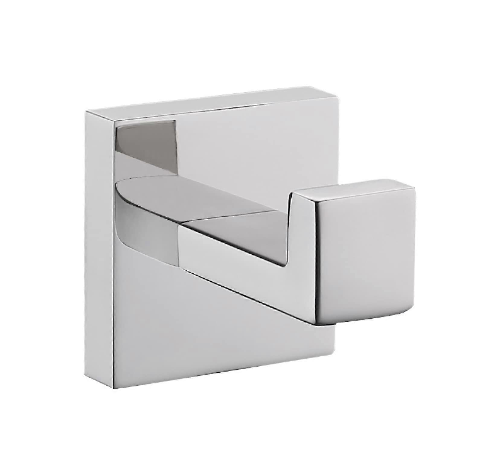 Jacket Hooks Stainless Steel Square L Hook Wall Hook Single Hook for Kitchen Bathroom Storage