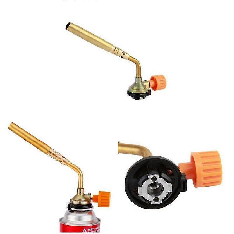 Gas Torch Butane Burning Outdoor Camping BBQ Flame Welding Gas Torch Tool