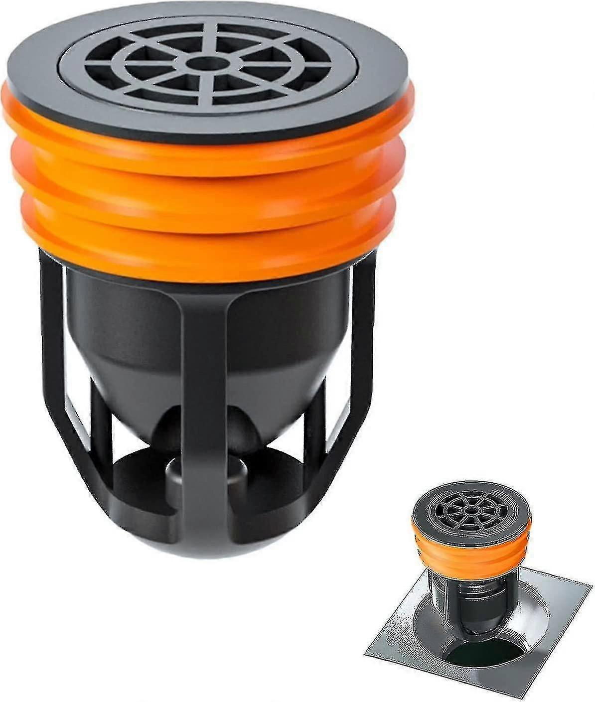 Anti-Backflow Floor Drain Valve for Shower Sink, One-Way Seal Plug with Magnetic Switch