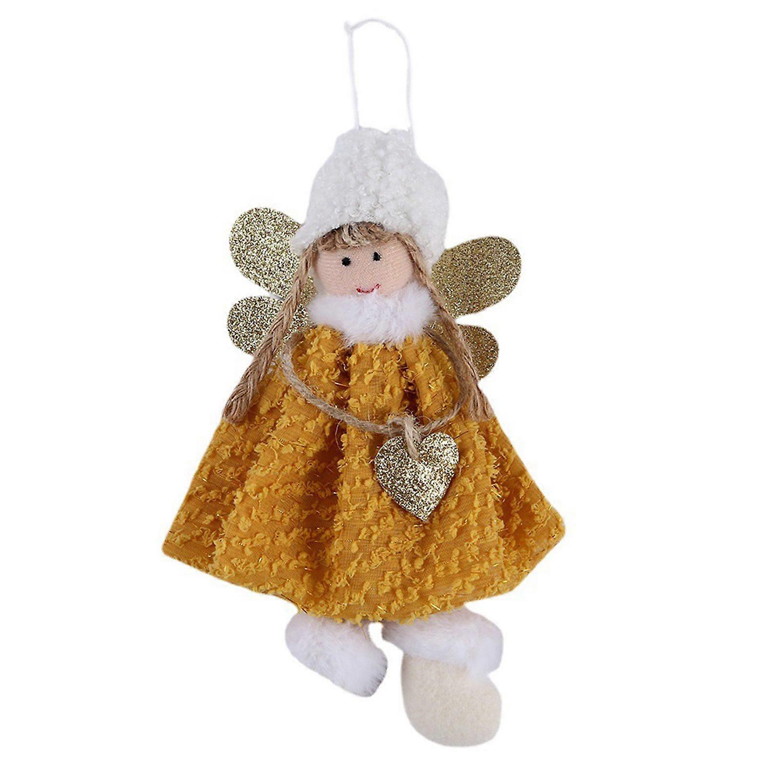 Plush Angel Doll Hanging Pendant Christmas Tree Hanging Ornaments For Home