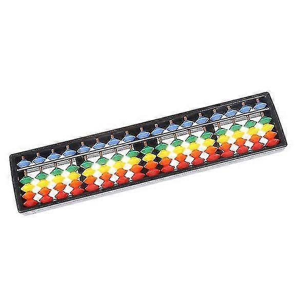 Portable 13/15/17 Column Abacus Arithmetic Soroban School Math Learning Tool