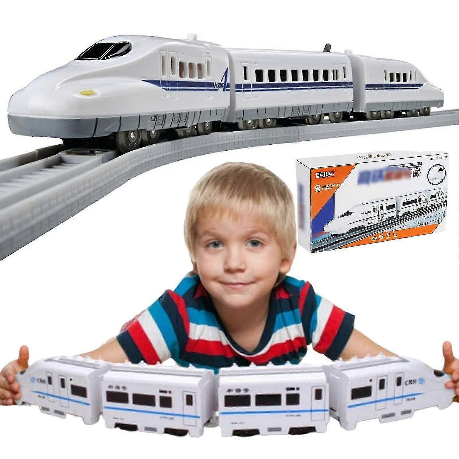 NEW Harmony Railcar Simulation High-speed Railway Train Toys for Boys Electric Sound