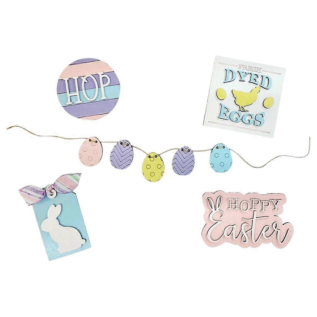 Easter Party Decoration Kit, Easter Bunny Rabbit Happy Easter Hanging