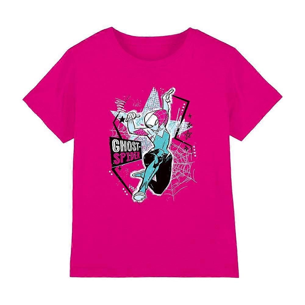 Marvel Dětské/dětské Webstar Ghost-Spider Tričko