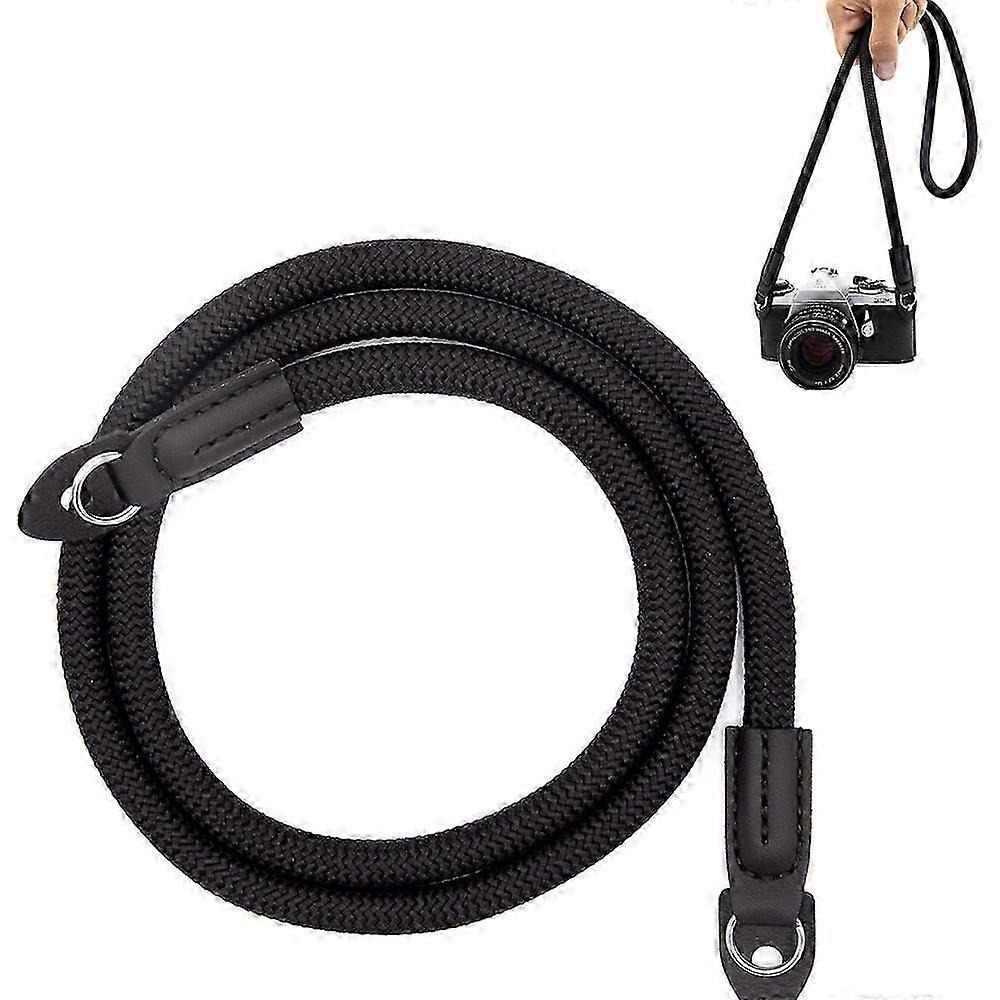 Camera Strap Vintage 105cm Nylon Climbing Rope Camera Neck Shoulder Strap for Micro Single and DSLR Camera