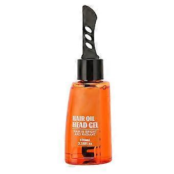 100ml Men Hair Styling Gel Oil Head Hair Cream With Wide Tooth Comb for Slicked Back Hair