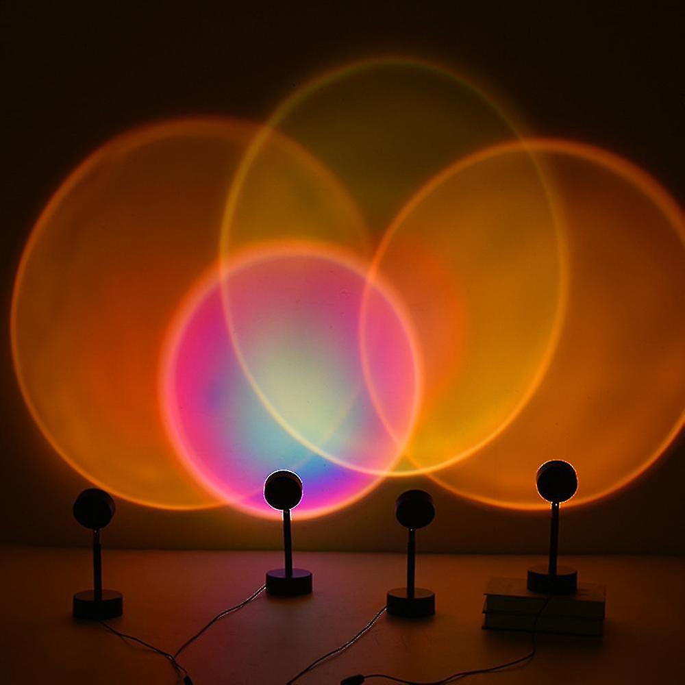 Sunset Lamp Projector, Adjustable Photographbackground Rotation