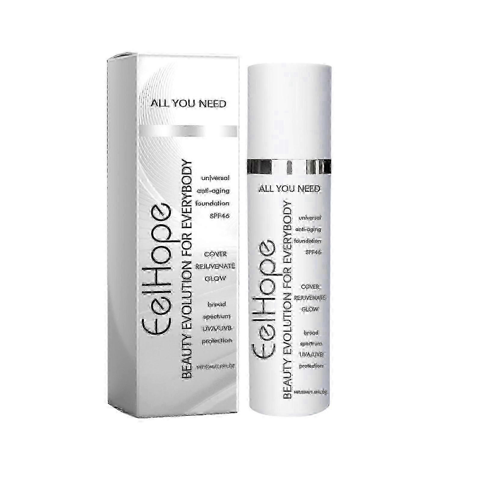 Concealer Moisturizing Liquid Foundation, Naturally Brightening, Light, Moisturizing, Refreshing And Long-Lasting Moisturizing Foundation
